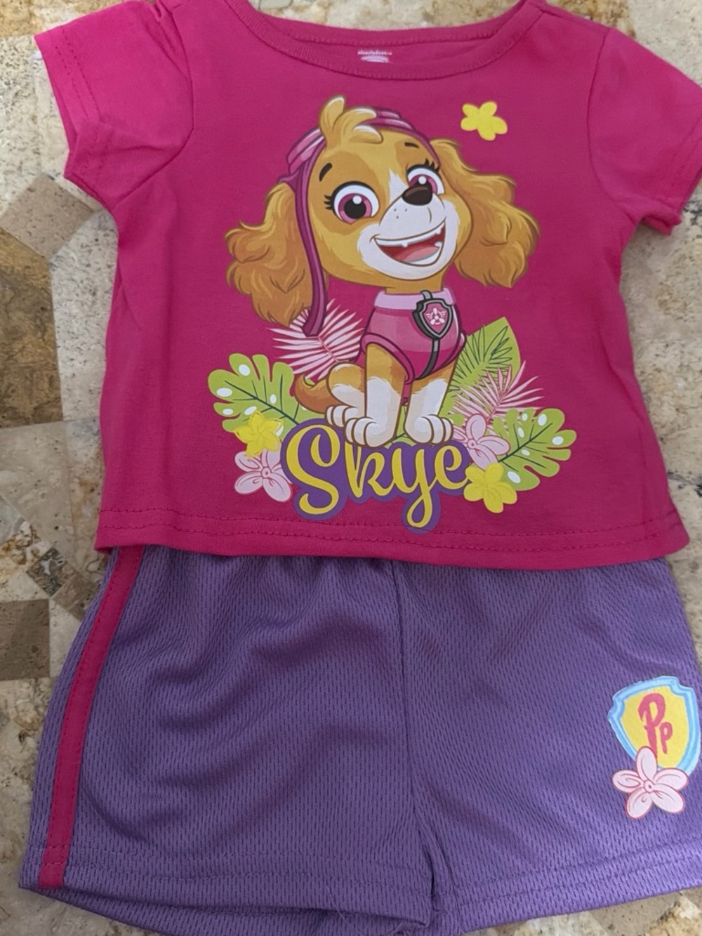 Paw Patrol Pink Toddler Top